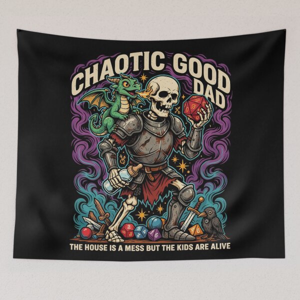 Item preview, Chaotic Good Dad The House Is A Mess But The Kids Are Alive designed and sold by Bone & Blade.