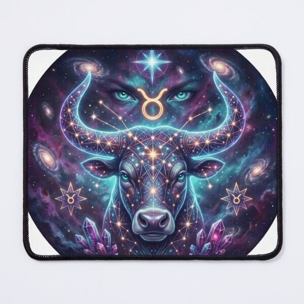 Item preview, Taurus Zodiac Sign Cosmic Art - Astrology and Horoscope Design designed and sold by BoldConcept43.