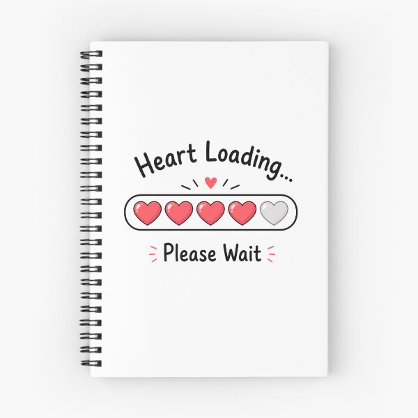Item preview, Heart Loading Please Wait Cute Love Meter Funny Relationship T-Shirt designed and sold by INVITOARTE.