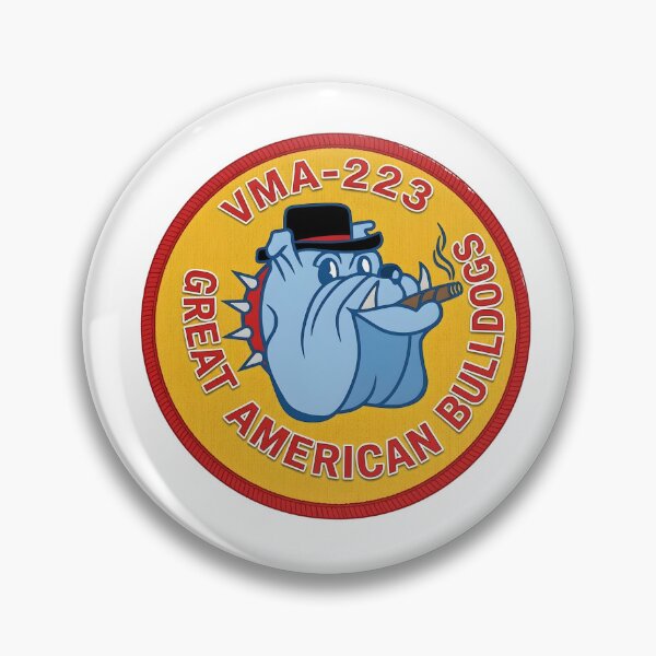 Item preview, VMA-223 Great American Bulldogs Squadron Patch designed and sold by CharlieDesings.