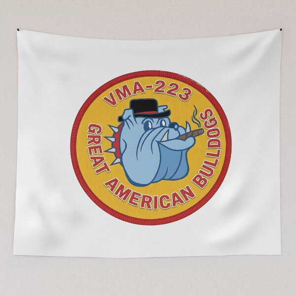 Item preview, VMA-223 Great American Bulldogs Squadron Patch designed and sold by CharlieDesings.
