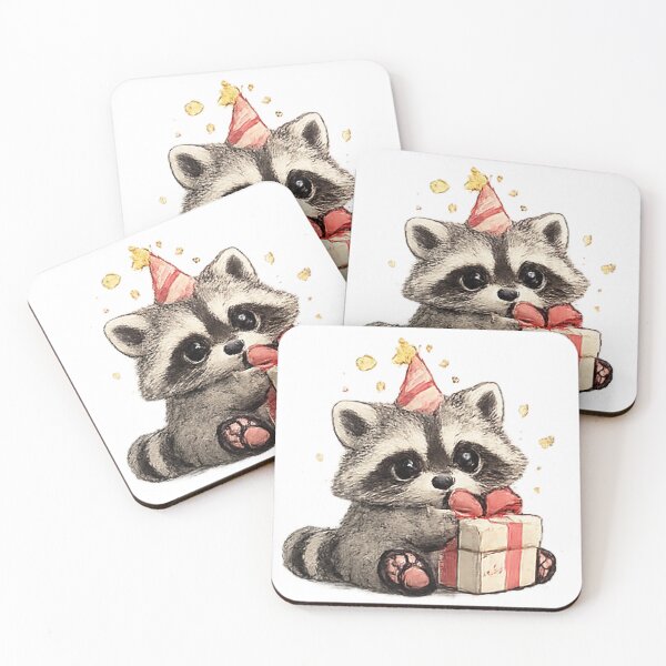 Item preview, Cute Baby Raccoon Birthday Gift designed and sold by Northline Creative.