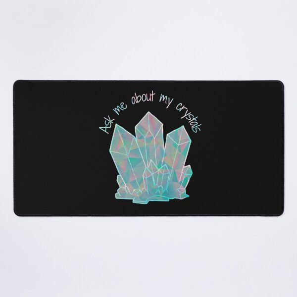 Item preview, Ask Me About My Crystals Iridescent Design designed and sold by Vileprint.