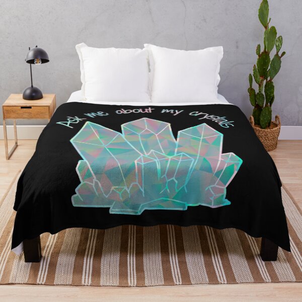 Item preview, Ask Me About My Crystals Iridescent Design designed and sold by Vileprint.