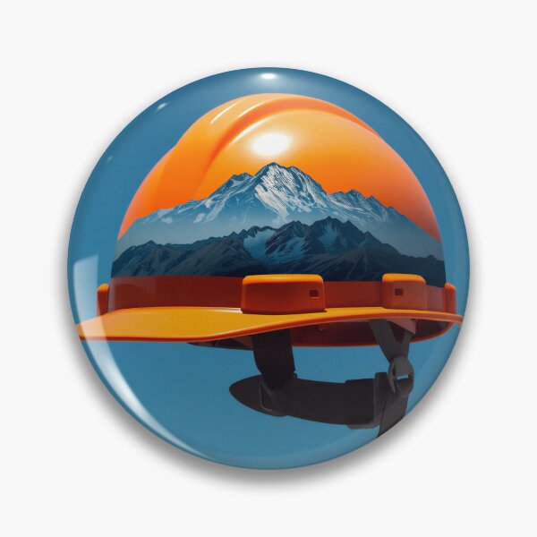 Item preview, Mountain Peak Hard Hat for Construction Professionals designed and sold by Evergreen Horizon Works.