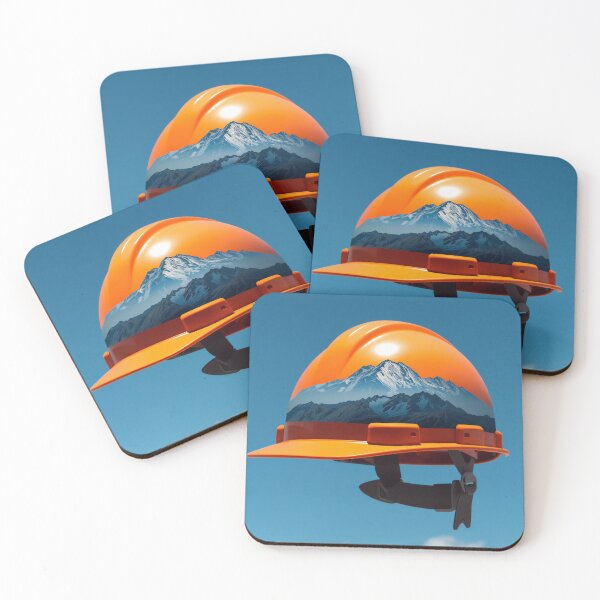 Item preview, Mountain Peak Hard Hat for Construction Professionals designed and sold by Evergreen Horizon Works.