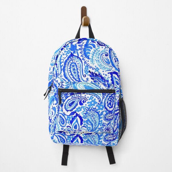 Item preview, Paisley pattern in blue designed and sold by bokasin.