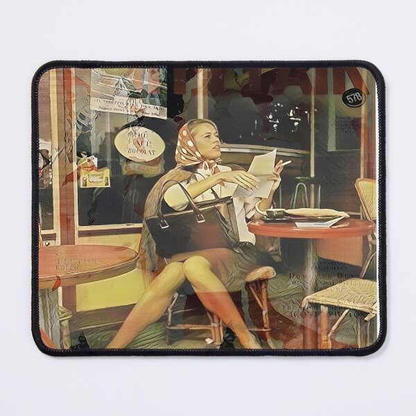 Item preview, Catherine Deneuve at a French cafe designed and sold by MarquisCotignac.