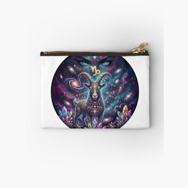 Item preview, Capricorn Zodiac Sign Cosmic Art - Astrology and Horoscope Design designed and sold by BoldConcept43.