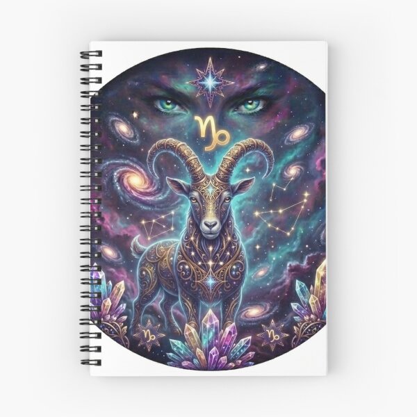 Item preview, Capricorn Zodiac Sign Cosmic Art - Astrology and Horoscope Design designed and sold by BoldConcept43.