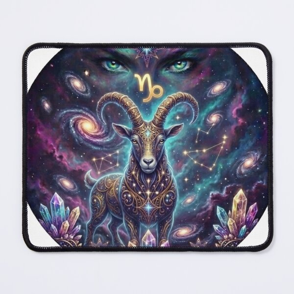 Item preview, Capricorn Zodiac Sign Cosmic Art - Astrology and Horoscope Design designed and sold by BoldConcept43.