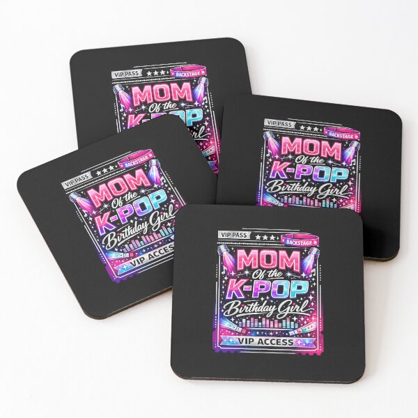 Item preview, Mom Of The K Pop Birthday Girl VIP Access Pass designed and sold by LunaMagicStudio.