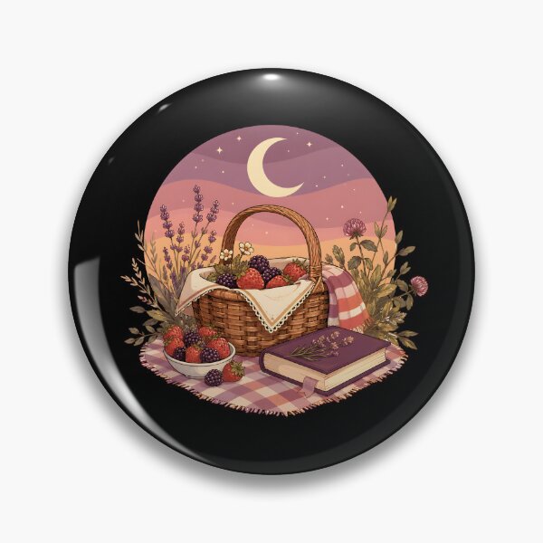 Item preview, Moonlit Berry Book Picnic designed and sold by Craft Design Alchemy.
