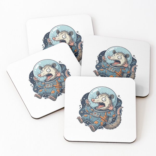 Item preview, Possum Screaming in Space designed and sold by YNAMREG.