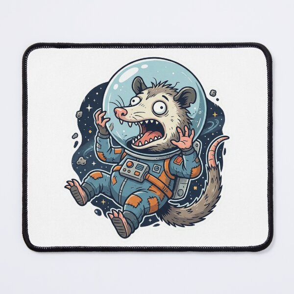 Item preview, Possum Screaming in Space designed and sold by YNAMREG.