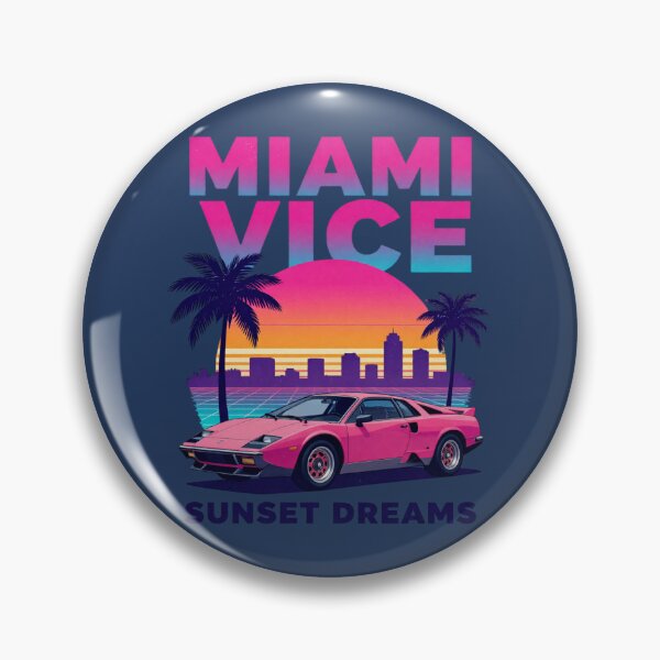 Item preview, Miami Vice Sunset Dreams Retro Miami designed and sold by piketo.