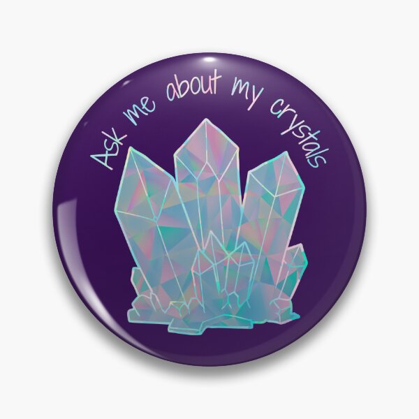 Item preview, Ask Me About My Crystals Iridescent Design designed and sold by Vileprint.
