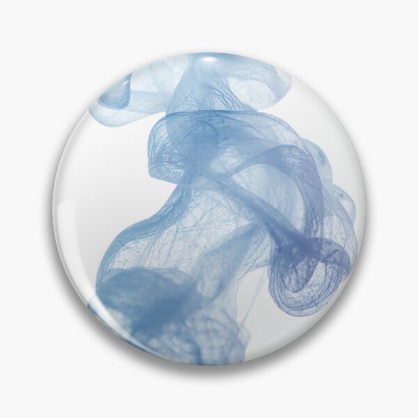 Item preview, Delicate frozen vapor swirl with ethereal blue tones floating in the air designed and sold by MiraCleAI.