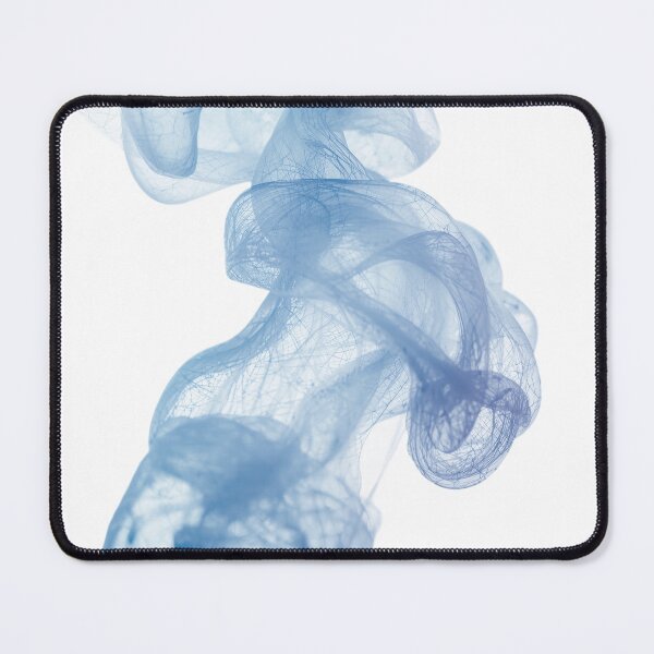Item preview, Delicate frozen vapor swirl with ethereal blue tones floating in the air designed and sold by MiraCleAI.