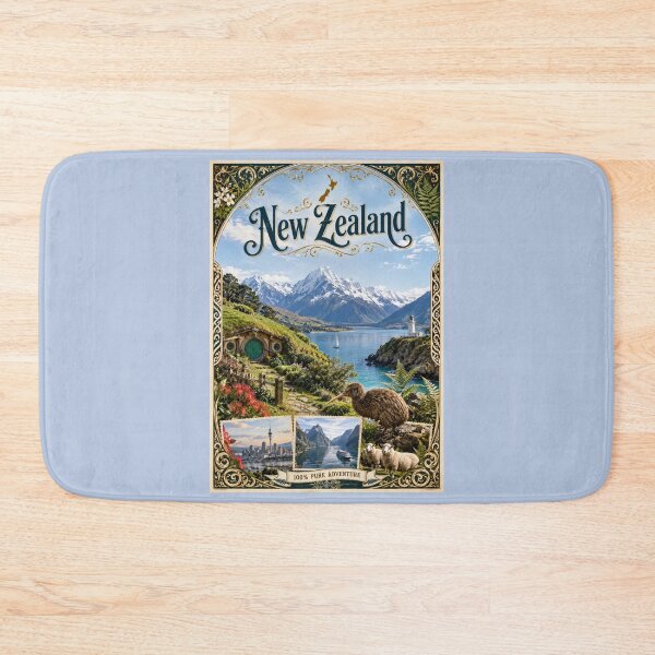 Item preview, Discover the breathtaking landscapes and unique wildlife of New Zealand designed and sold by Sasas Design.