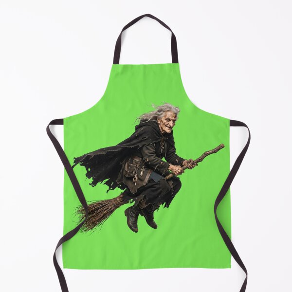 Item preview, Dark Witch Flying on Broomstick Fantasy Art designed and sold by Utopian-Magic.