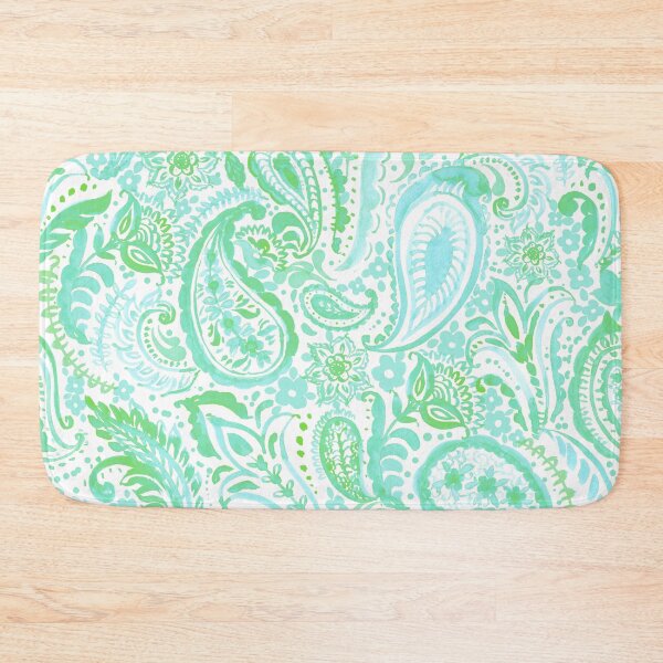 Item preview, Paisley pattern in light green designed and sold by bokasin.