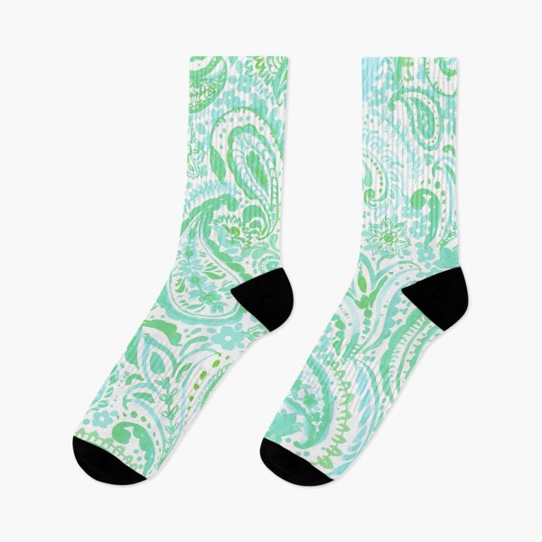 Item preview, Paisley pattern in light green designed and sold by bokasin.
