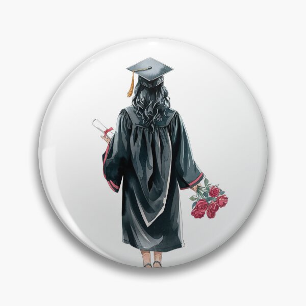 Item preview, Black Hair Graduation Girl designed and sold by Roy & Tiffany.