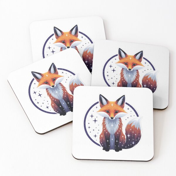 Item preview, Magical fox made of starlight designed and sold by kidoramagic.