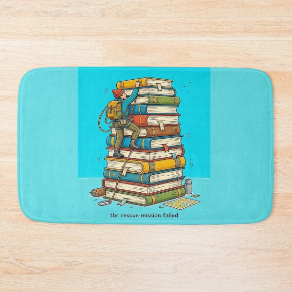 Item preview, TBR Rescue Mission Failed Funny Book Lover Design designed and sold by BookedAndDesign.