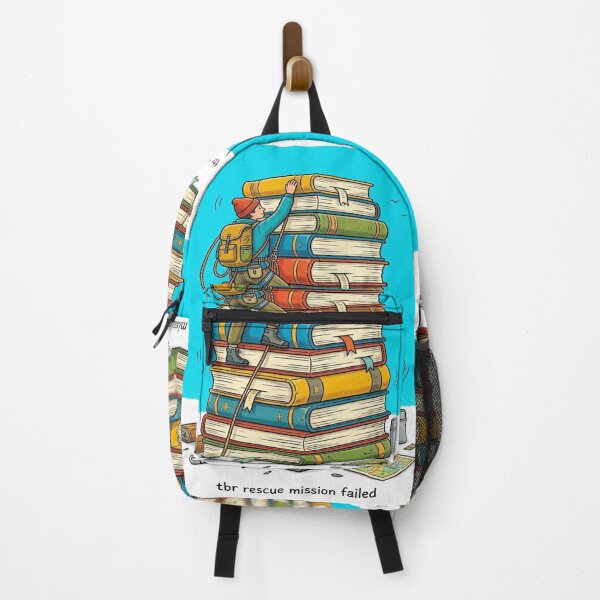 Item preview, TBR Rescue Mission Failed Funny Book Lover Design designed and sold by BookedAndDesign.