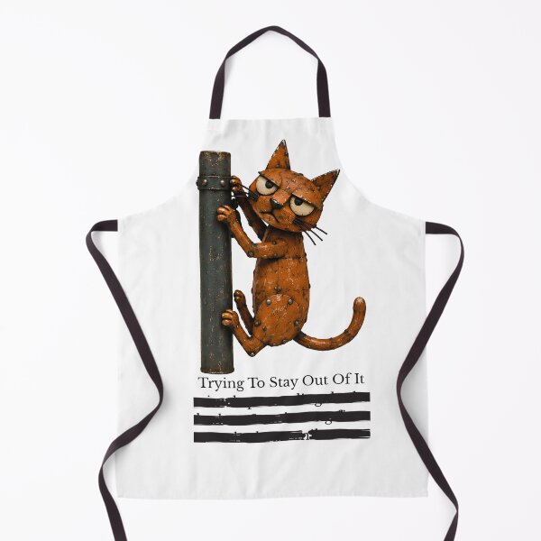 Item preview, Trying to Stay Out of It – Redacted Thoughts Cat designed and sold by lazydogonline.