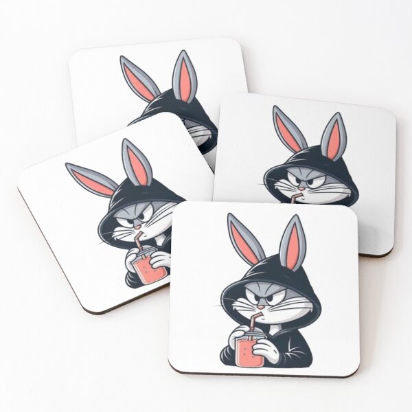 Item preview, a cool bunny drink a jus designed and sold by ARVI'S ART STUDIO.