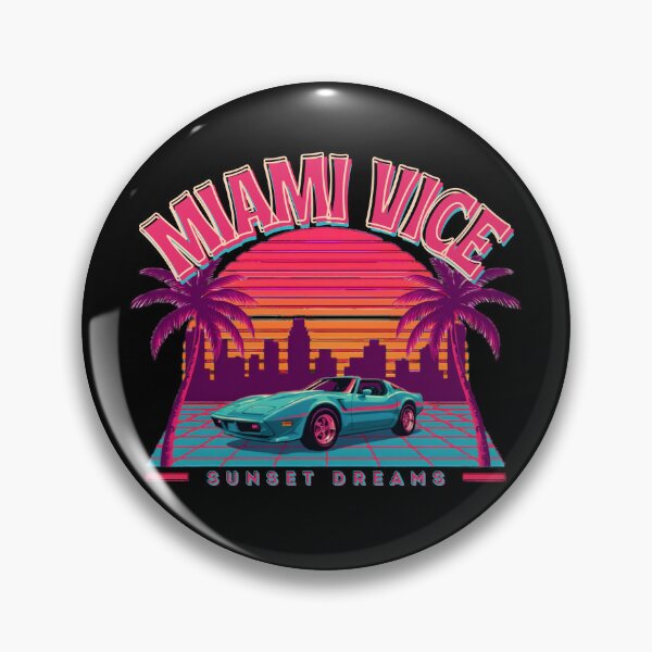 Item preview, Miami Vice Sunset Dreams Retro Miami designed and sold by piketo.