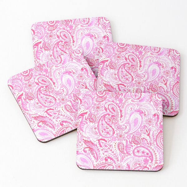 Item preview, Paisley pattern in pink and red designed and sold by bokasin.