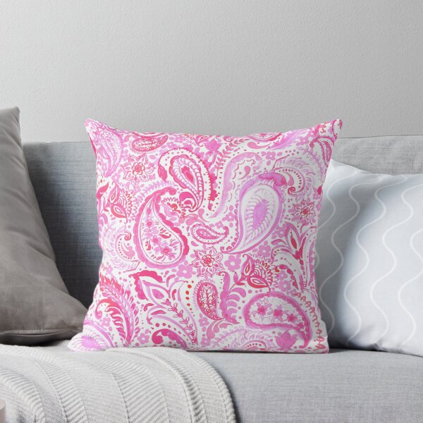 Item preview, Paisley pattern in pink and red designed and sold by bokasin.