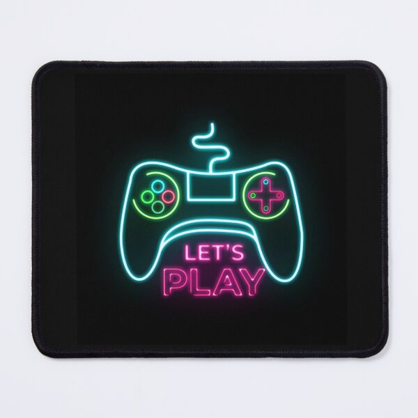 Item preview, Neon Let's Play Gaming Design designed and sold by Heavens Blueprint & Designs.
