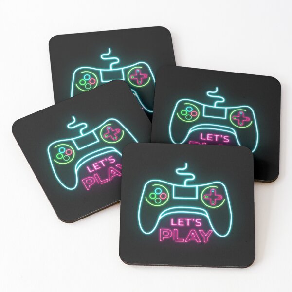 Item preview, Neon Let's Play Gaming Design designed and sold by Heavens Blueprint & Designs.