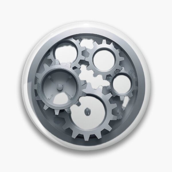 Item preview, Precision Gear Assembly Mechanical Engineering Emblem Art designed and sold by Evergreen Horizon Works.