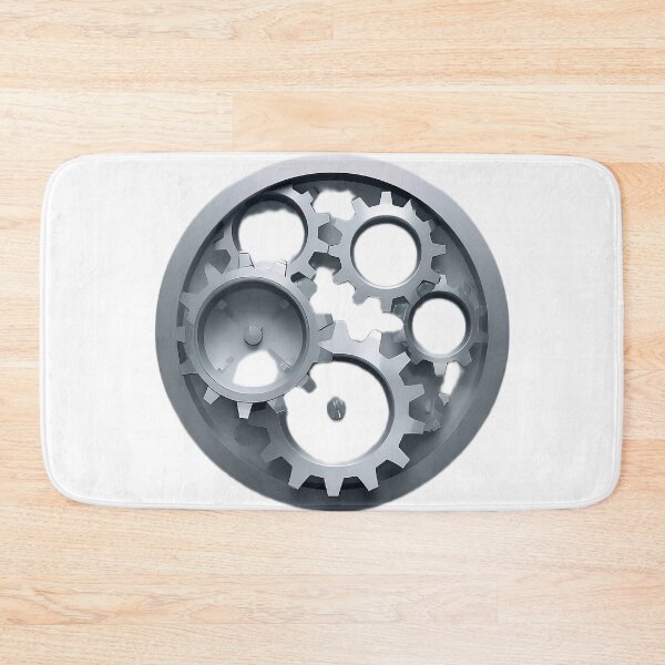 Item preview, Precision Gear Assembly Mechanical Engineering Emblem Art designed and sold by Evergreen Horizon Works.