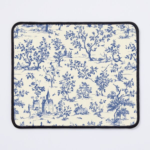 Item preview, Blue Toile de Jouy Pattern | Vintage French Cottagecore Print | Classic French Country Aesthetic | Chinoiserie Seamless Pattern | Vintage Botanical Blue Pattern | Rustic French Countryside Pattern designed and sold by VivaFy.