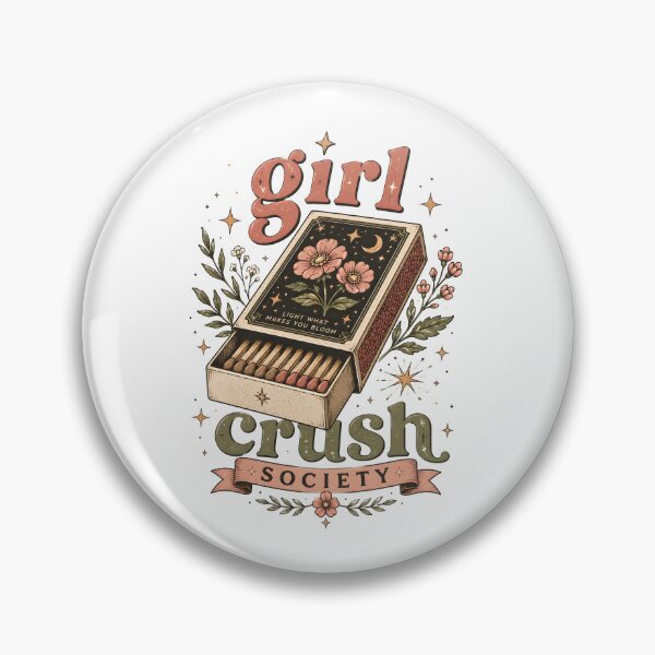 Item preview, Girl Crush Society Matchbox designed and sold by Craft Design Alchemy.