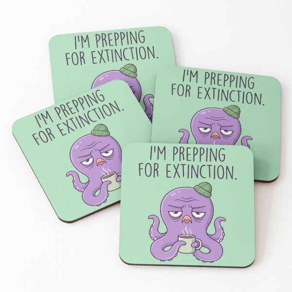 Item preview, Prepping for Extinction Octopus designed and sold by Amir Faysal.