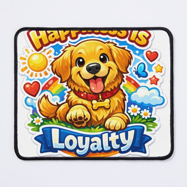Item preview, Joyful Golden Retriever designed and sold by Brochamorocha.