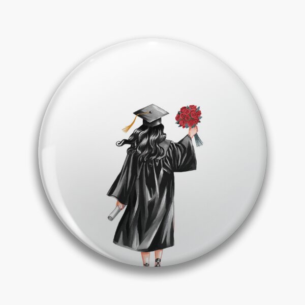 Item preview,  Black Hair Graduation Girl designed and sold by Roy & Tiffany.