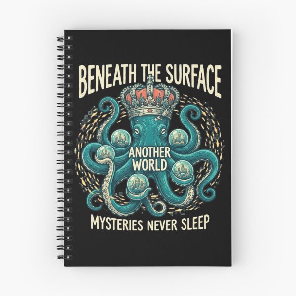 Item preview, Beneath the Surface – Crowned Octopus Design designed and sold by Dogandesighn.
