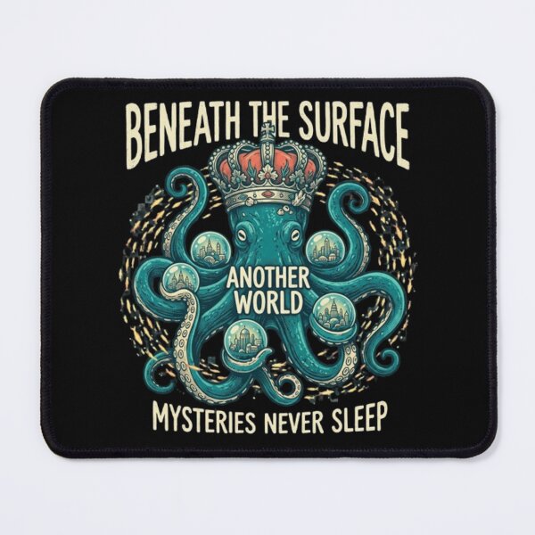 Item preview, Beneath the Surface – Crowned Octopus Design designed and sold by Dogandesighn.