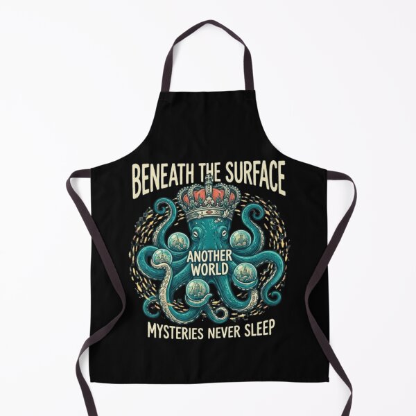 Item preview, Beneath the Surface – Crowned Octopus Design designed and sold by Dogandesighn.