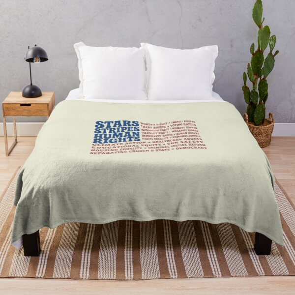 Item preview, Stars and Stripes and Human Rights USA Flag designed and sold by rusiaa.