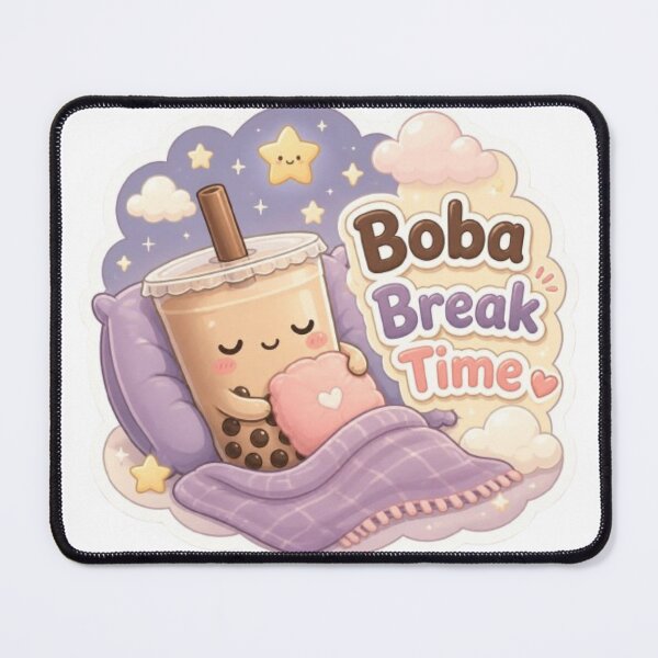 Item preview, Boba Break Time Cute Sticker designed and sold by Stylestickers55.